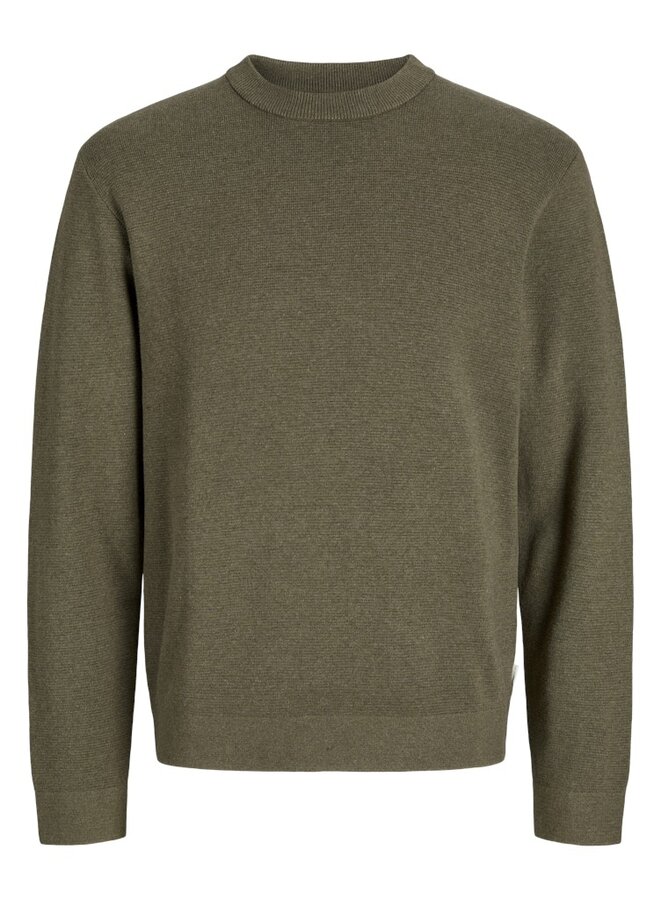 Jack & Jones Trui knit JPRBLAMILANO 12259666 - Stone Gray