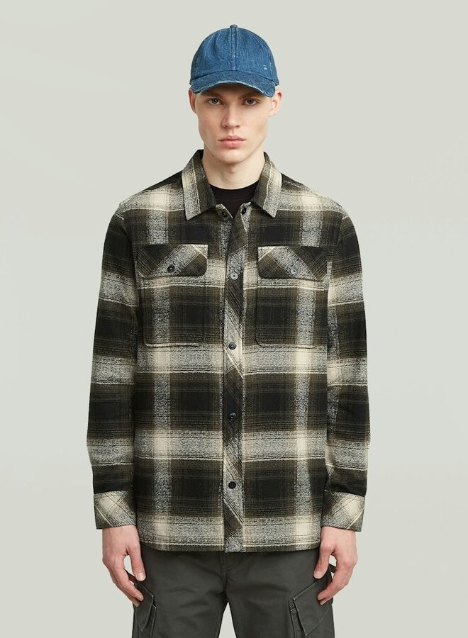 G-Star Overshirt GPO D25388E074 - asfalt arthur check
