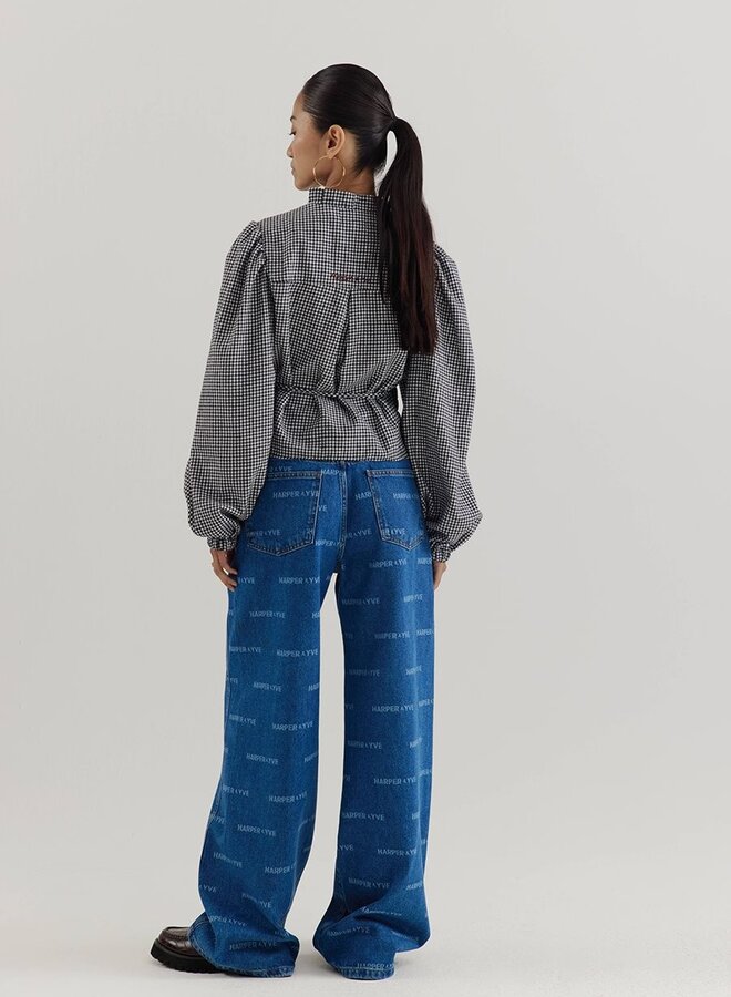 Harper and Yve Wide Leg Jeans Mayra AW25D102 - 421 Mid Blue