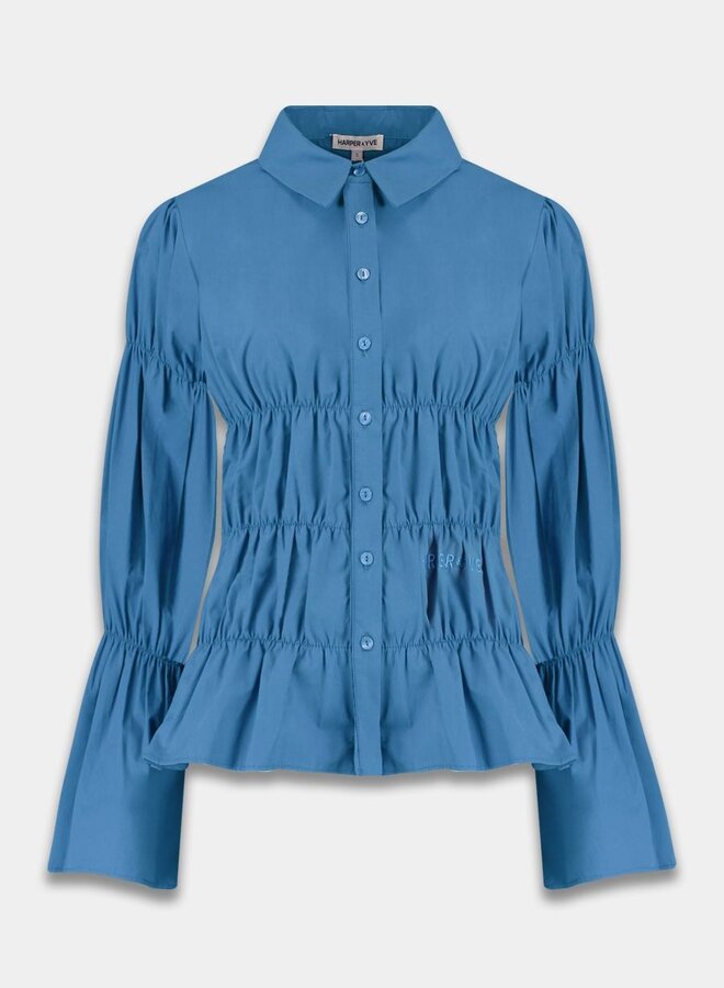 Harper and Yve Blouse Senna AW25P616 - 430 Vintage Blue