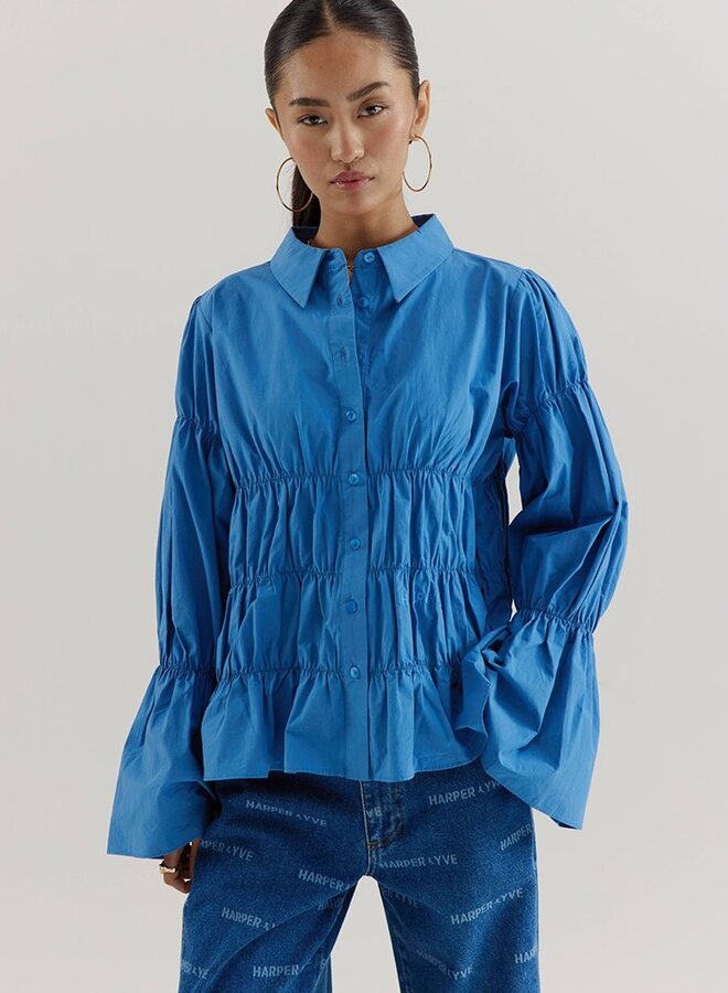 Harper and Yve Blouse Senna AW25P616 - 430 Vintage Blue