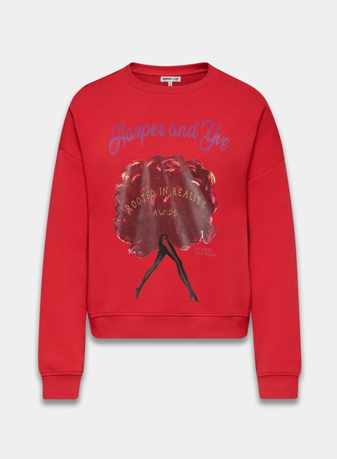 Harper and Yve Sweater Rooted In Reality AW25Y509 - 318 Racing RedHarper and Yve Sweater Rooted In Reality AW25Y509 - 318 Racing RedHarper and Yve Sweater Rooted In Reality AW25Y509 - 318 Racing Red