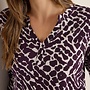 Cecil Blouse Print B324161 - Eggplant Red