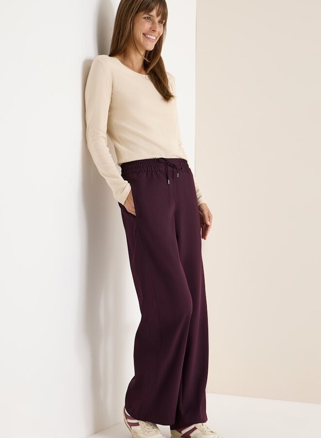 Cecil Pantalon Neele B380093 - Eggplant Red