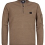 Petrol Trui Half Zip M3050KWC248 - Oak