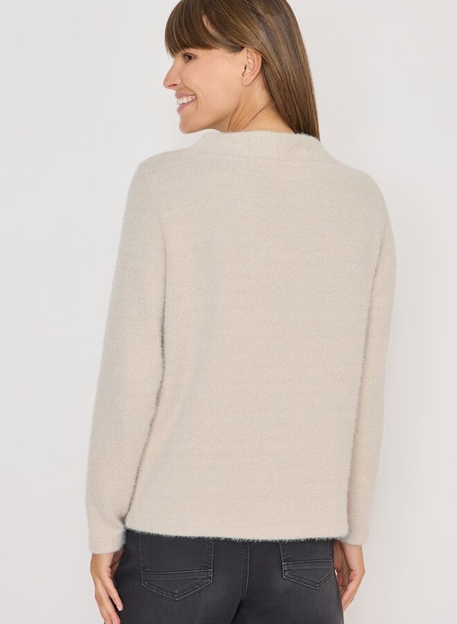 Cecil Fluffy Trui  B324155 -  Light Greige