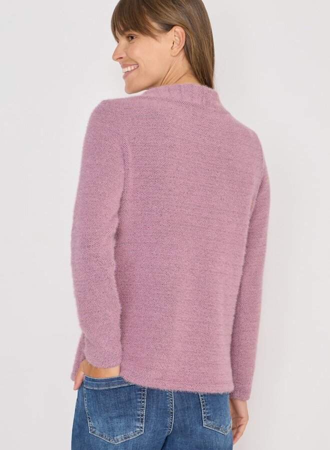 Cecil Fluffy Trui  B324155 -  Eggplant Red