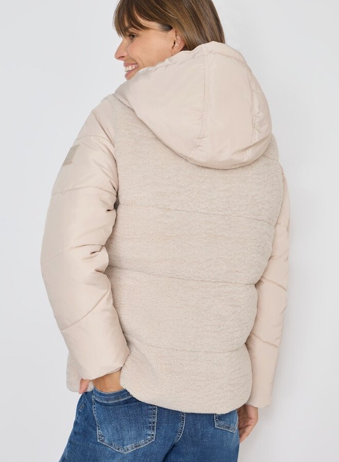 Cecil Winterjas B202097 - Teddy Vanilla White