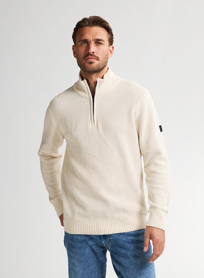 Half-Zip Trui M-3050-KWC255 - 1108 Raw Sand