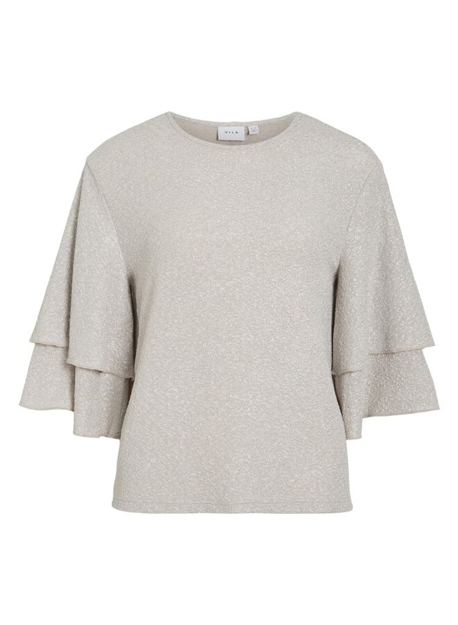 Vila Top VIFORA 14114534 - Frosted Almond