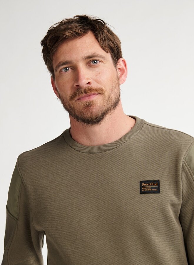 Petrol Trui M3050SWR322 - 6174 Mossy Stone