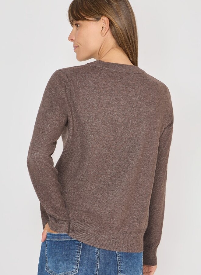 Cecil Trui  B303316 - Mushroom Taupe Melange