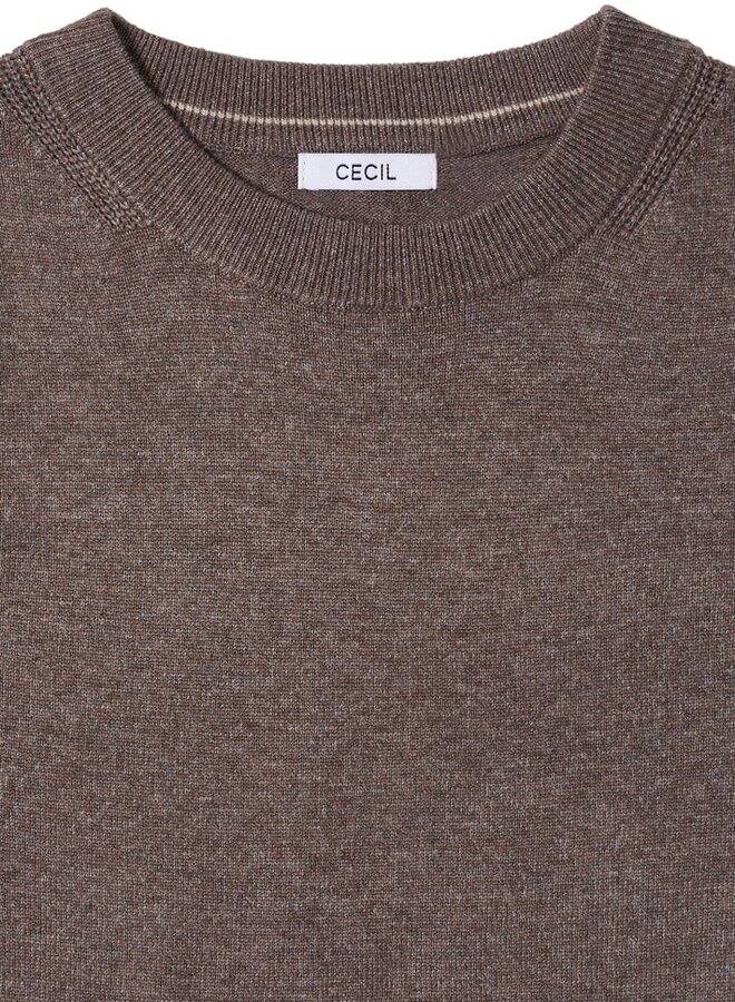 Cecil Trui  B303316 - Mushroom Taupe Melange