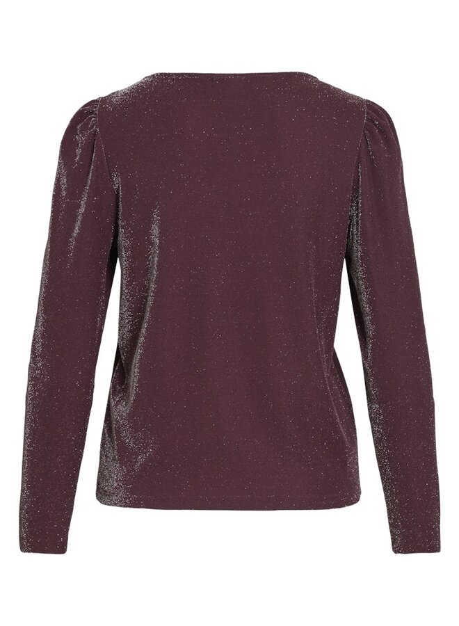 Vila Top VIELEINAS V-NECK 14111371 - Fig