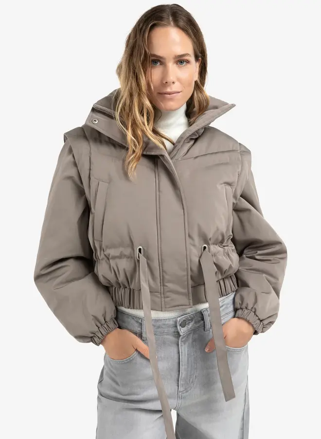Cropped Jas 02-001065-510 - 99032 Taupe Grey