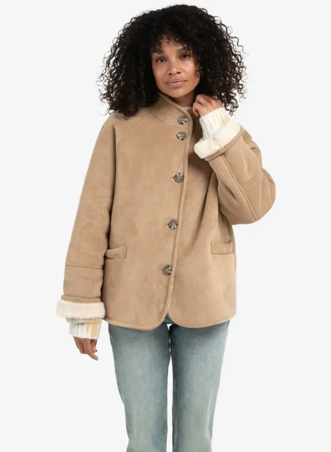 YAYA Oversized Jas 02-001066-510 - 99030 Light Camel