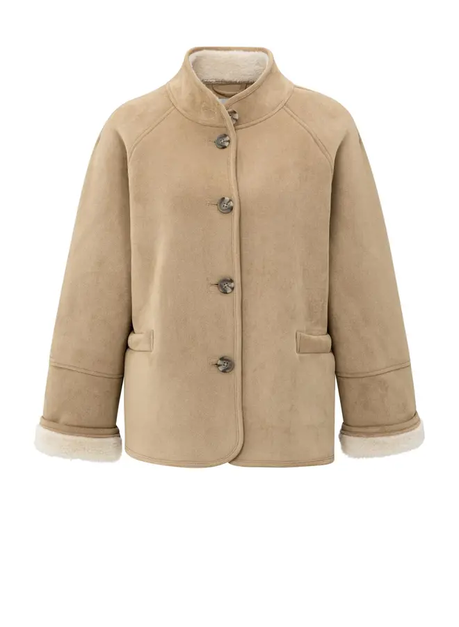 YAYA Oversized Jas 02-001066-510 - 99030 Light Camel