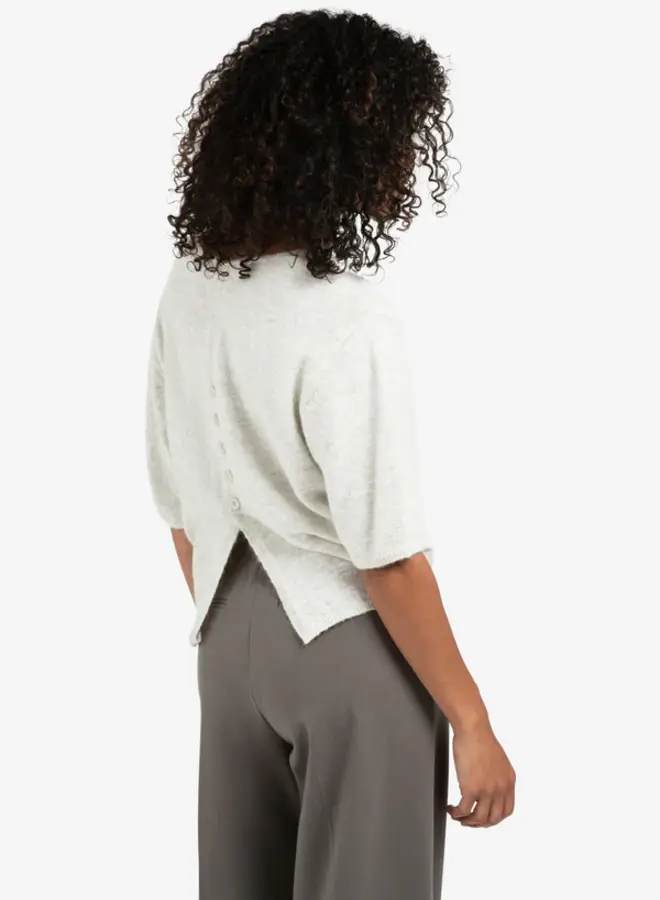 YAYA Trui V-hals 01-000522-510 - 990312 Cloud Grey Melange