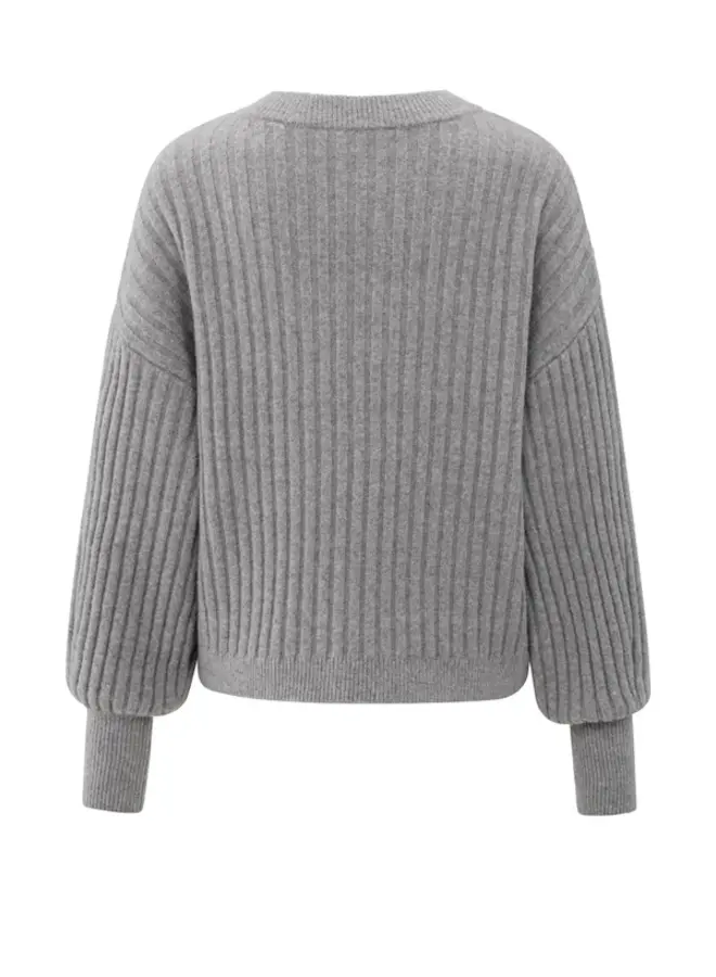 YAYA Trui 01000538510 - Taupe Grey