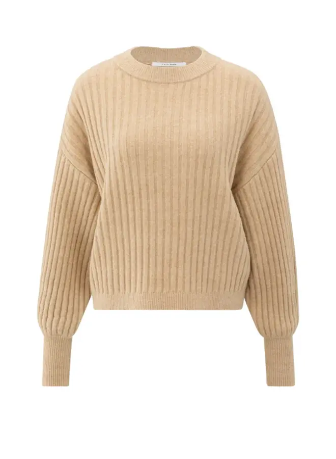 YAYA Trui 01000538510 - Light Camel