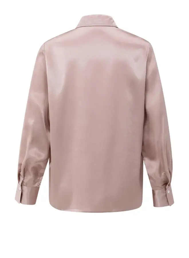 YAYA Satijnen Blouse 01701326510 - Shadow Gray Pink