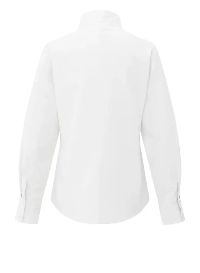YAYA Blouse Hoge V-hals 01-201181-510 - 00000 Pure White