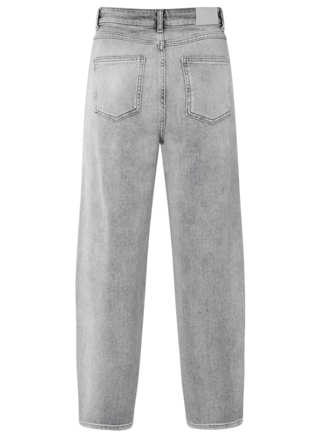 YAYA Barrel Fit Jeans 01311125510 - Light Grey Denim