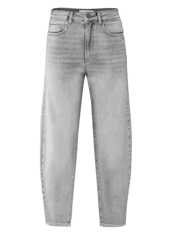 YAYA Barrel Fit Jeans 01311125510 - Light Grey Denim