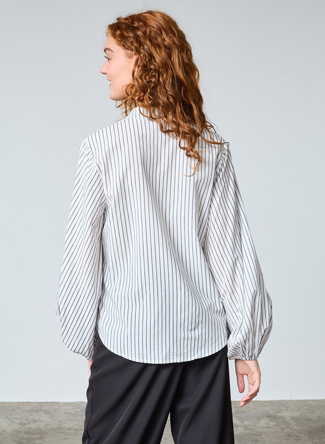 Sisters Point Blouse Elaisa 19405 - White/Black