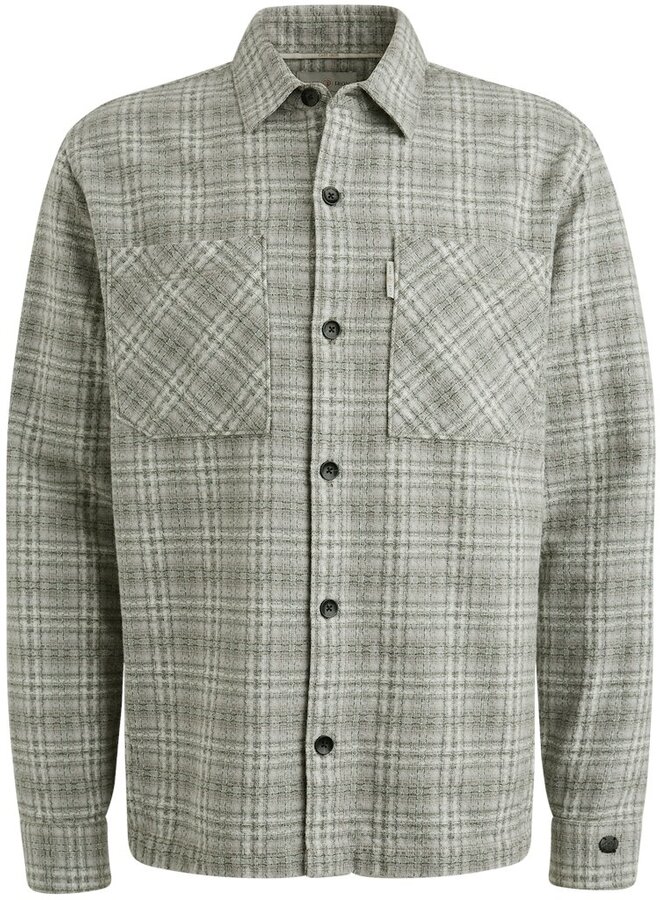 CAST IRON Shirt jacket Check Raiden CSI2510252 - Drizzle