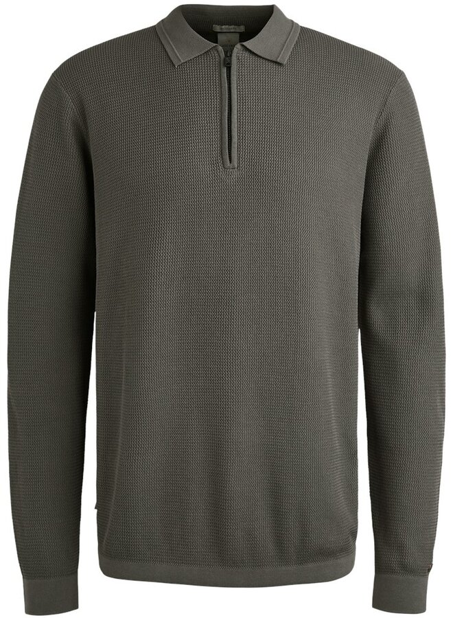 Polo cotton modal CPS2509822 -  Granite Gray