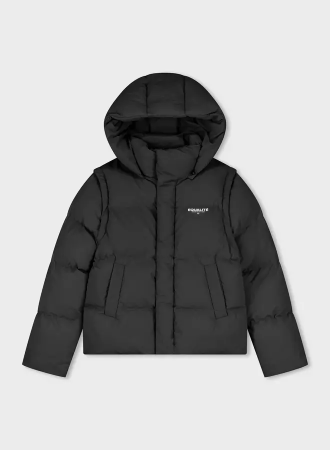 Equalité Jas Puffer Societé EQ.25.8.15.1.200 Jacket - 200 Black