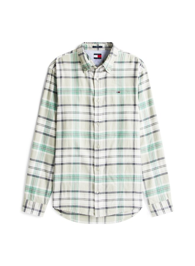 Tommy Hilfiger Overhemd DM0DM22024 - Cloudy Jade / Big Check