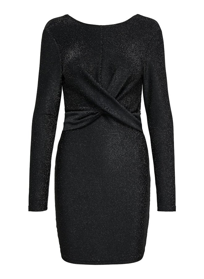 Only Jurk ONLRICH 15360278 - Black Detail:Black Glitter