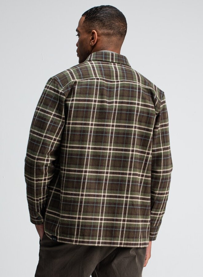 Butcher of Blue Overshirt Check Chief M2524040 - 730 Forest Green