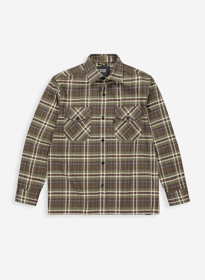 Butcher of Blue Overshirt Check Chief M2524040 - 730 Forest Green