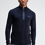 Butcher of Blue Half-Zip Trui Clifden 1926002 - 890 Alaska Blue