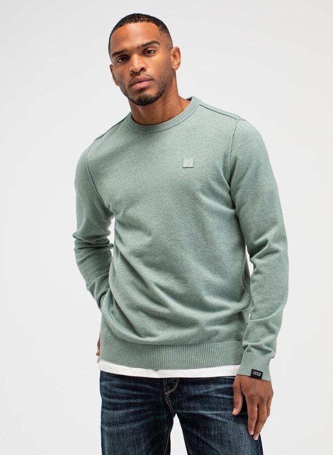Trui Clifden Crewneck 1926003 - 722 Ice Green