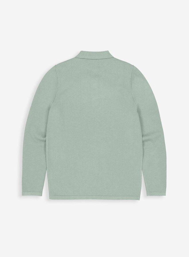 Butcher of Blue Trui Clifden Polo M2126015 - 722 Ice Green
