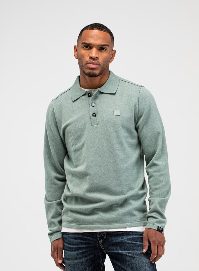 Trui Clifden Polo M2126015 - 722 Ice Green