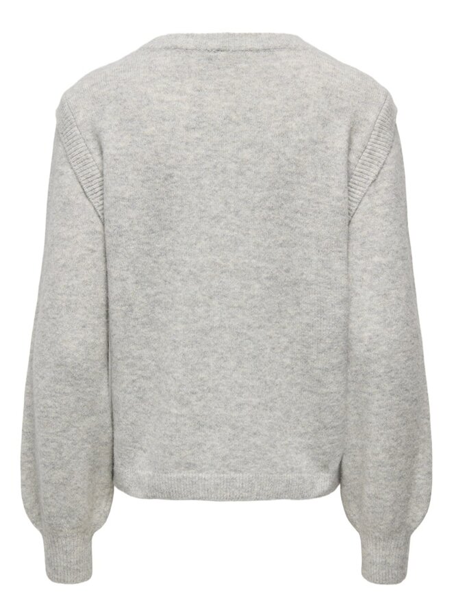 Only Trui ONLRENE 15358576 - Light Grey
