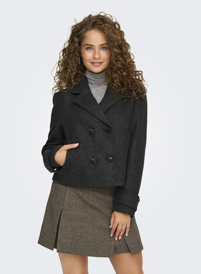 Jas ONLFREJA 15320983 - Dark Grey Melange