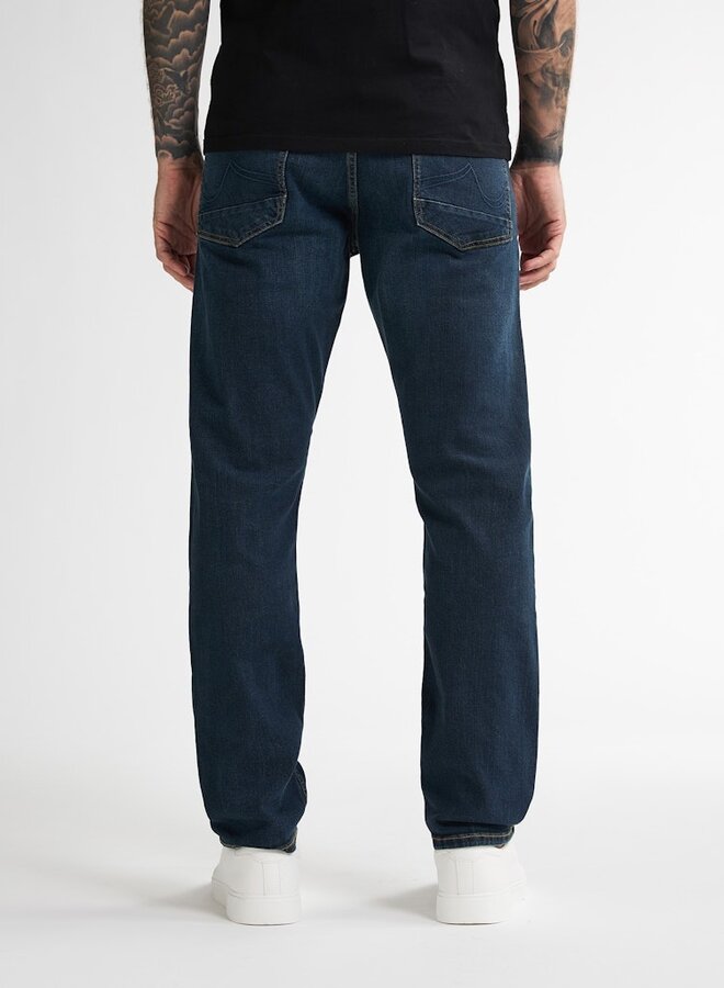 Petrol Straight Fit Jeans - 5802 Dark Used