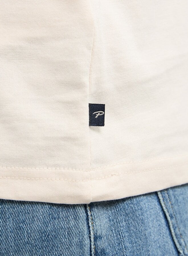 Petrol T-Shirt SS Classic Print M-3050-TSR617 - Raw Sand