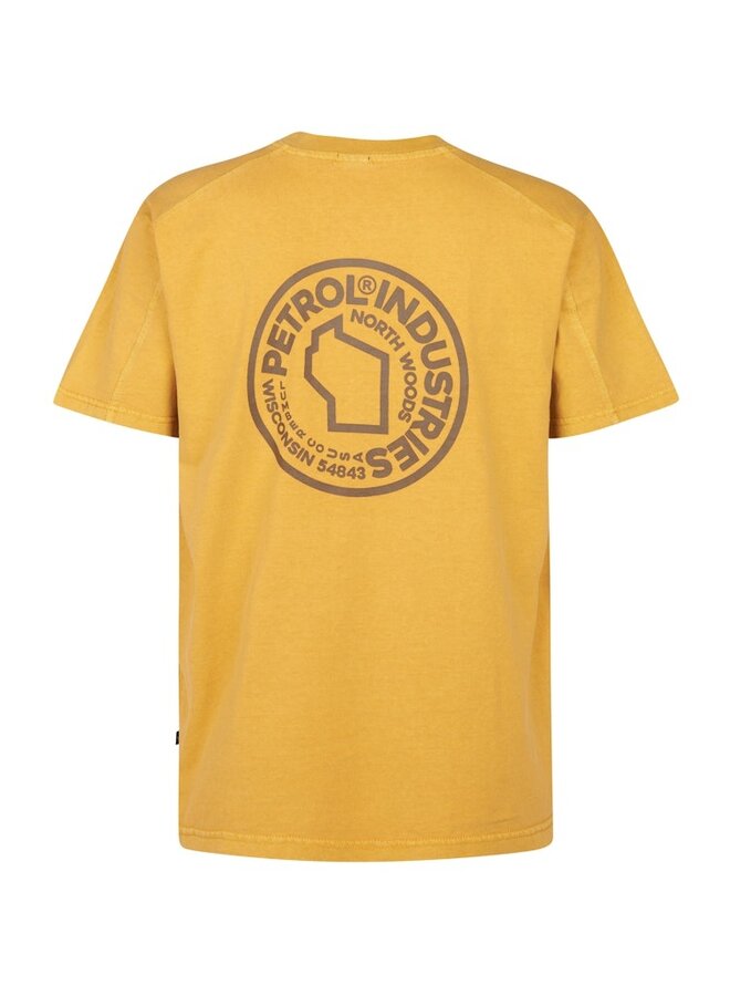 Petrol  T-Shirt SS Classic Print M-3050-TSR616 - Sunflower