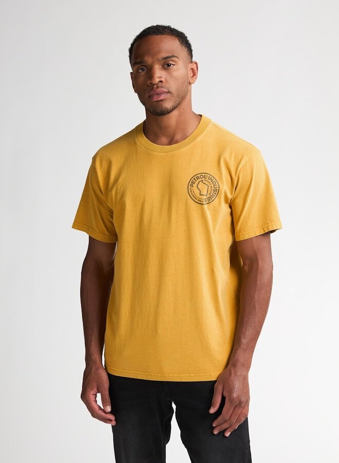 Petrol  T-Shirt SS Classic Print M-3050-TSR616 - Sunflower