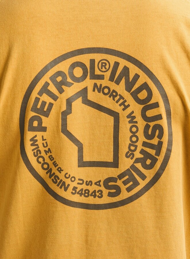 Petrol  T-Shirt SS Classic Print M-3050-TSR616 - Sunflower