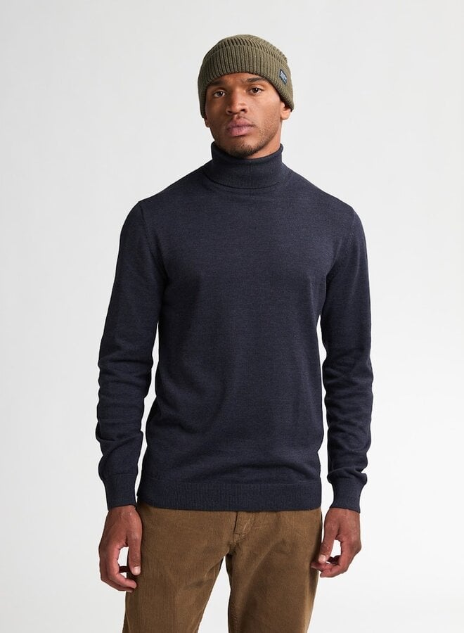 Coltrui Knitwear Collar Basic M-ROS-KWC260 - Royal Navy