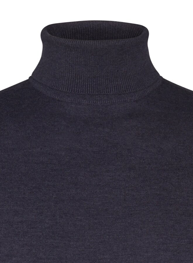 Petrol Coltrui Knitwear Collar Basic M-ROS-KWC260 - Royal Navy