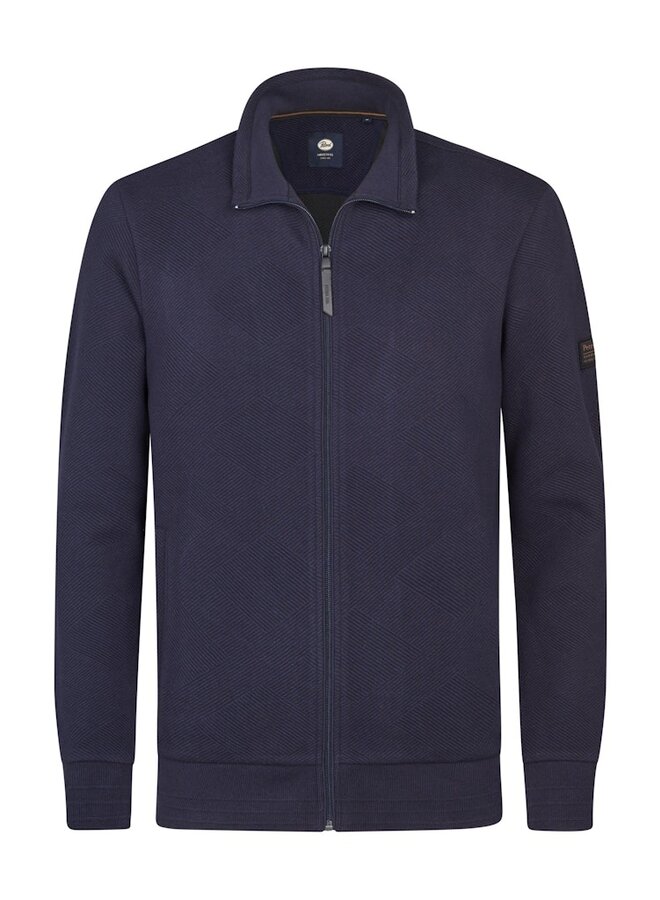 Petrol Trui Collar Zip M-3050-SWC315 - Royal Navy